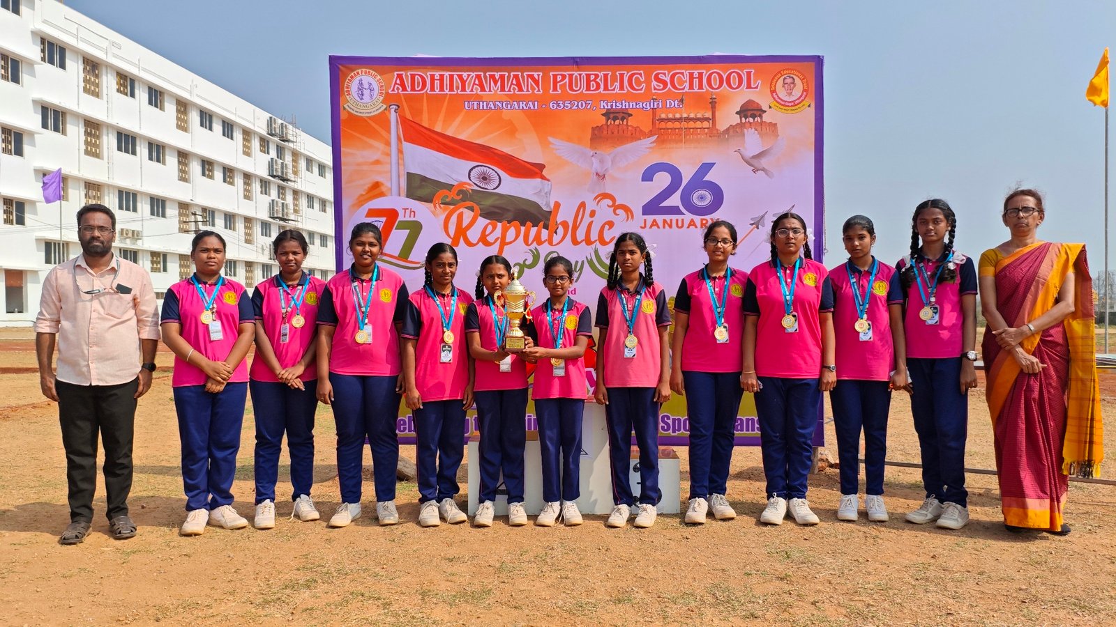 UNDER 14 BASKET BALL GIRLS WINNERS