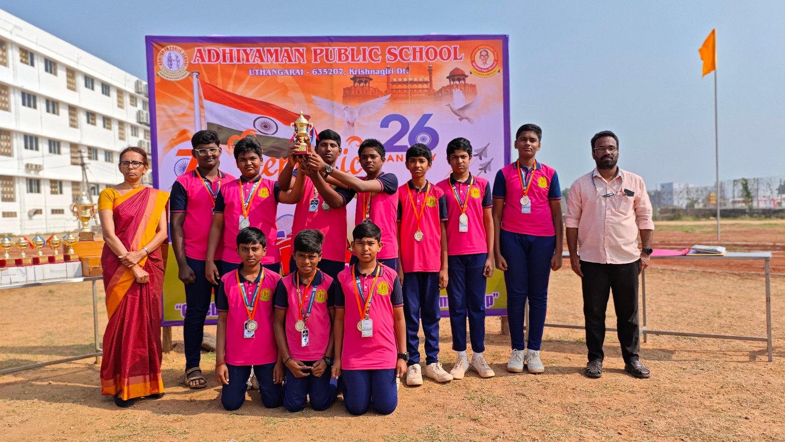 UNDER 14 HANDBALL BOYS RUNNER UP