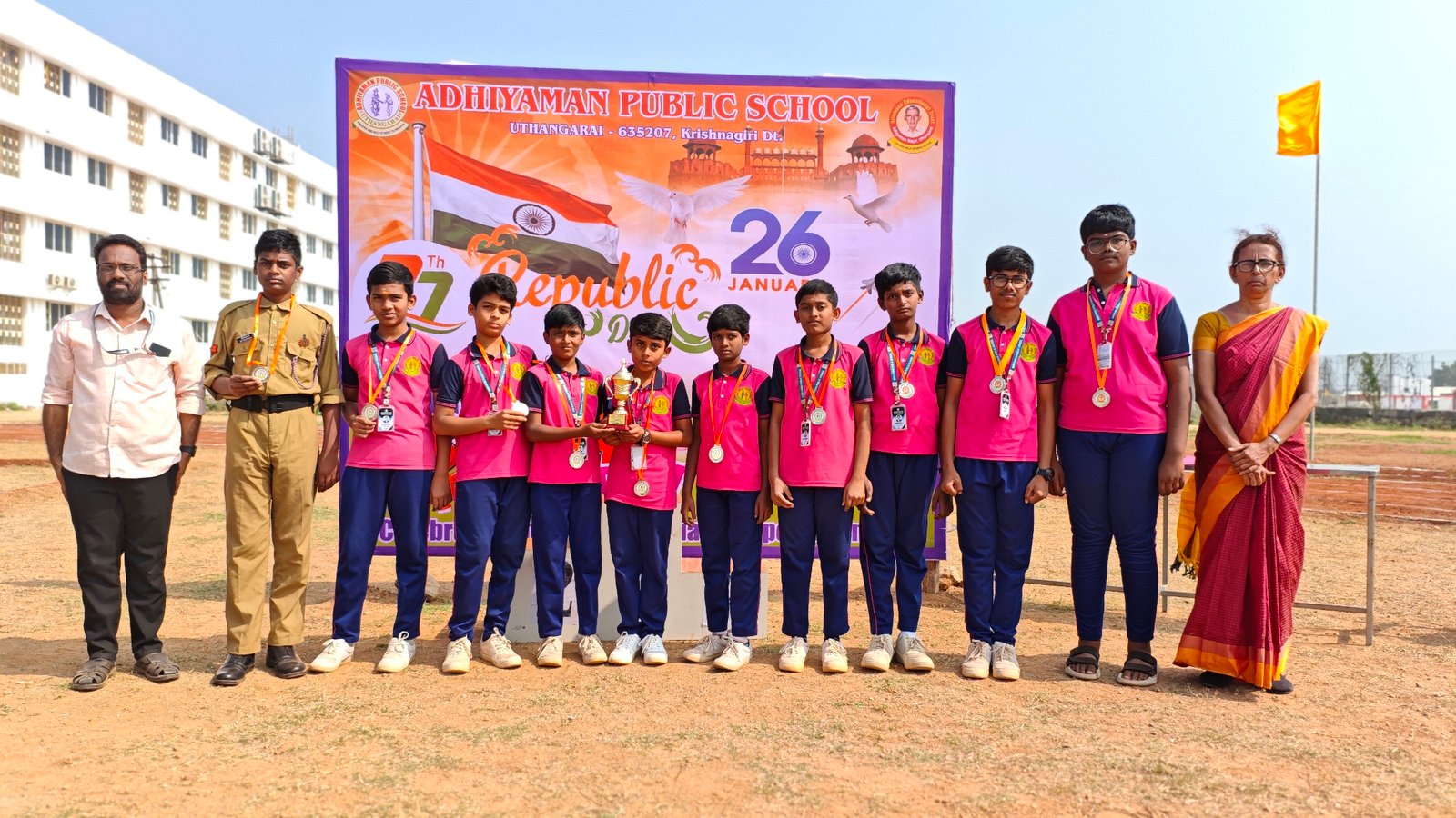 UNDER 14 VOLLEY BALL BOYS RUNNER UP
