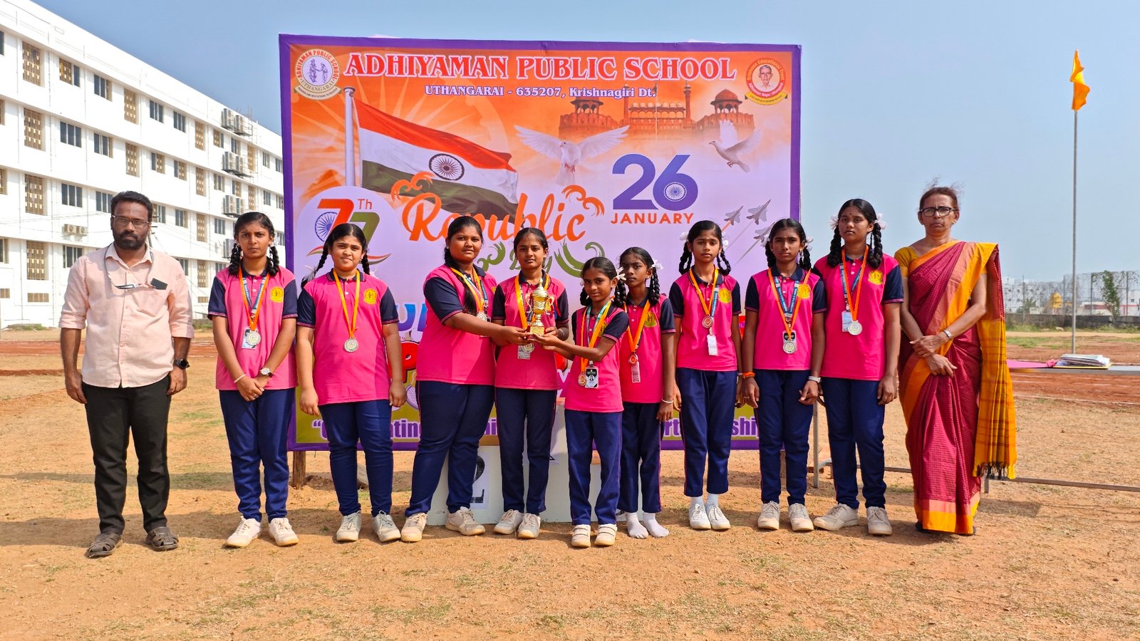 UNDER 14 VOLLEY BALL GIRLS RUNNER UP