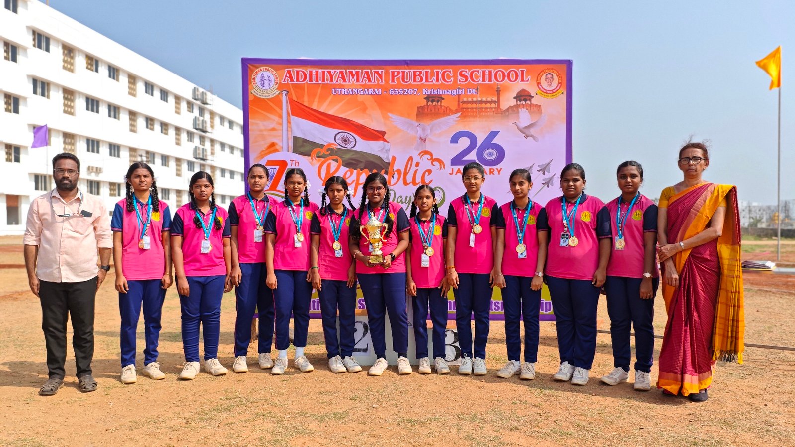 UNDER 14 VOLLEY BALL GIRLS WINNERS