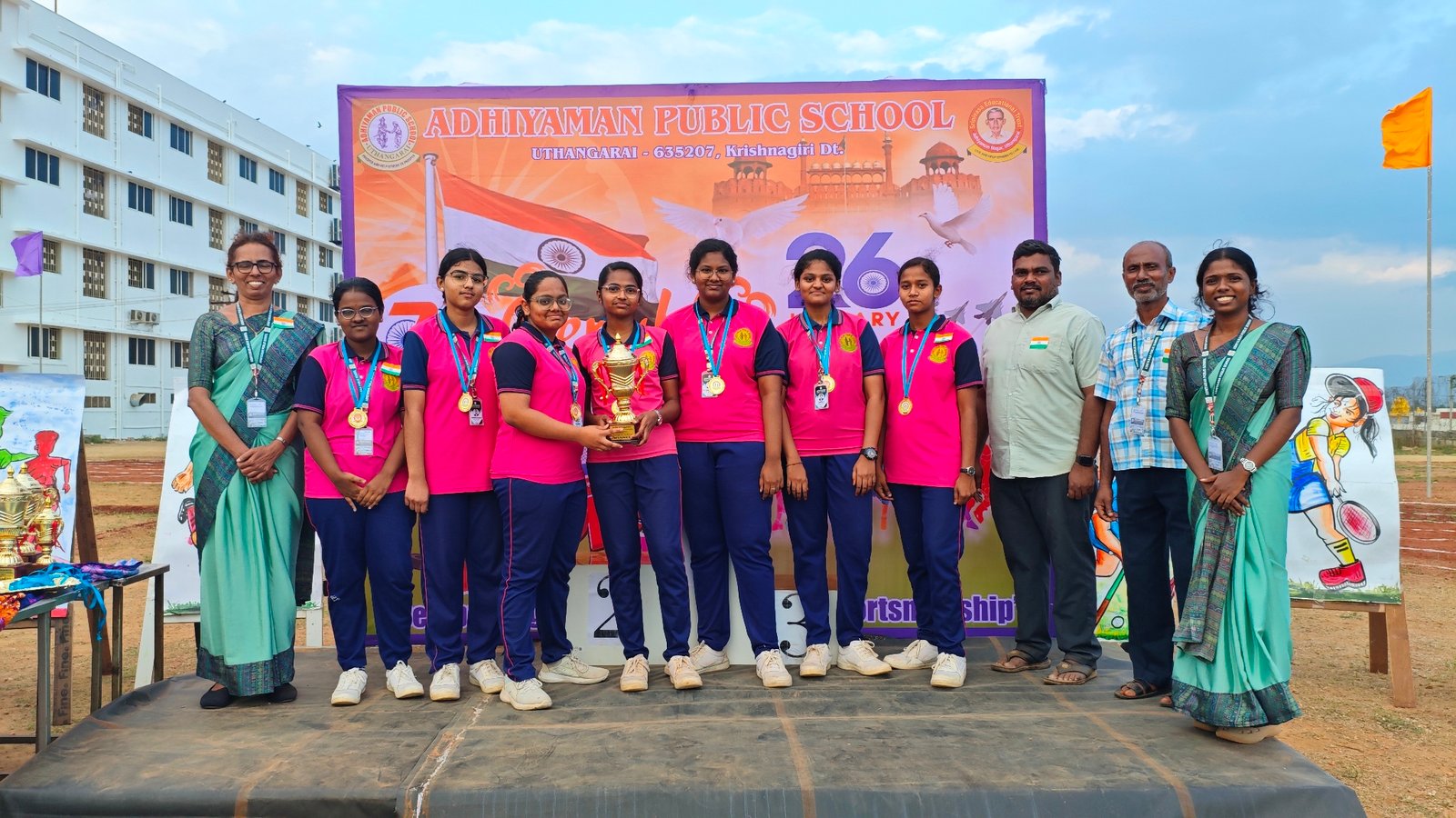 UNDER 17 BASKET BALL GIRLS WINNERS